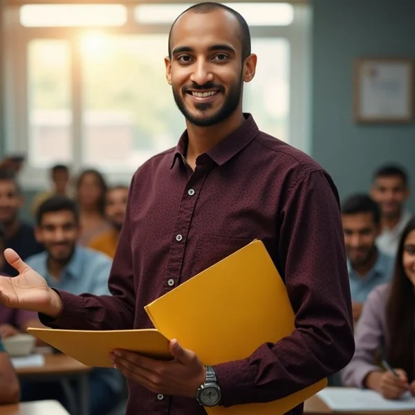 Language tutor teaching students